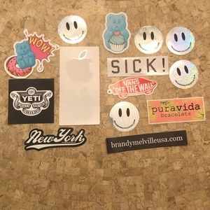 NEW Stickers From BRANDY, YETI, VANS, PURA VIDA+